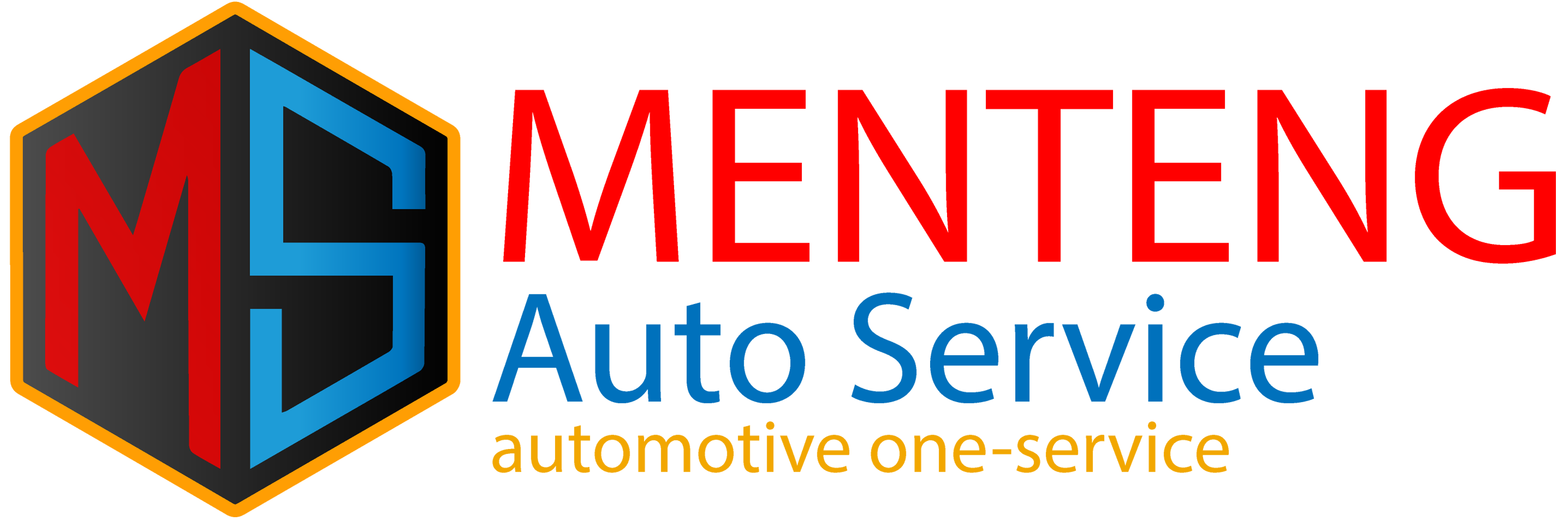 Menteng Auto Service Logo panjang